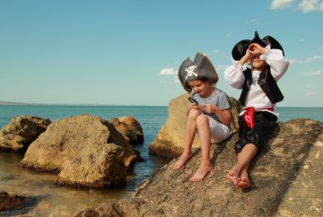 piraten themafeest kinderpartijtje Leiden