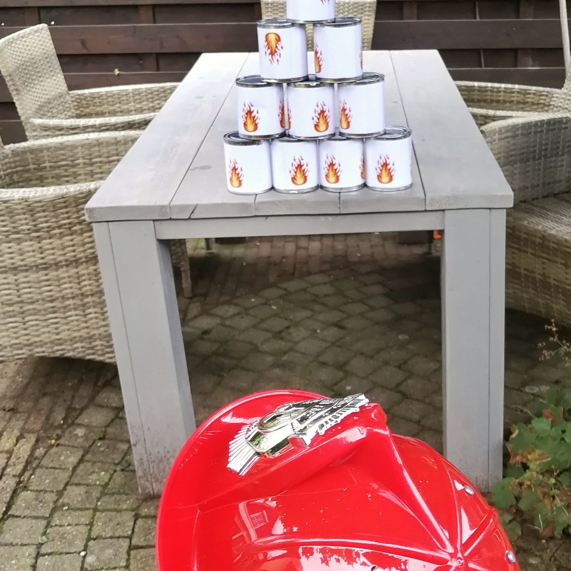 Brandweer themafeestje kinderpartijtje