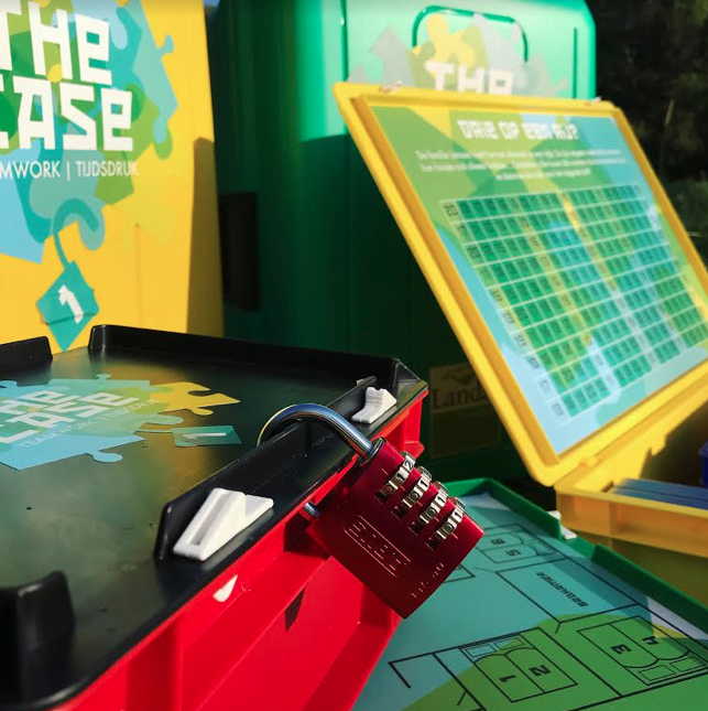 spelletjes verjaardagsfeest escapekoffer