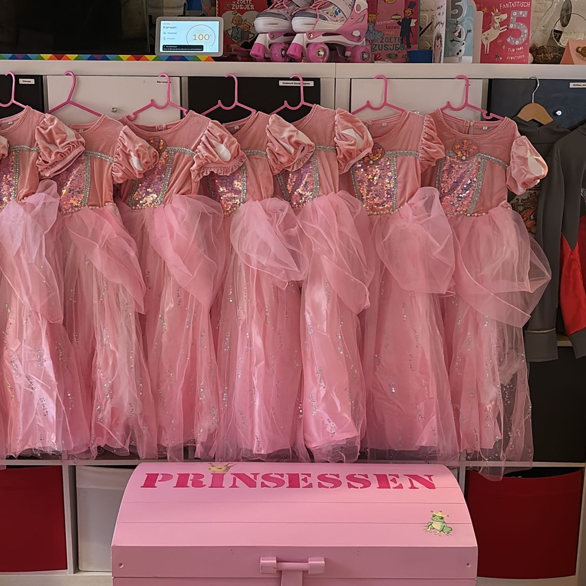 prinsessen jurken kinderfeestje